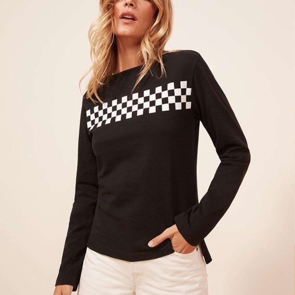 NWOT Reformation Sailor Checkered Farina Long
